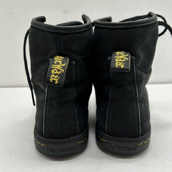 Dr. Martens Ankle Boots Size 5 L Air Wair Sheridan Black Matte Softwair Footbed - Picture 10 of 13